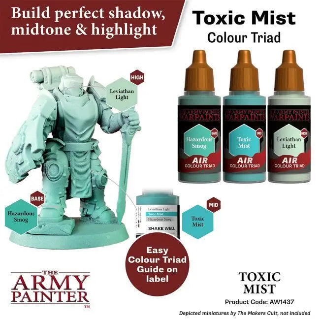 The Army Painter Warpaints Air: Toxic Mist - 18ml Acrylic Paint The Army Painter