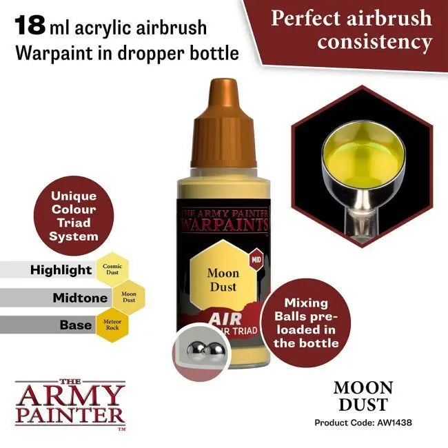 The Army Painter Warpaints Air: Moon Dust - 18ml Acrylic Paint The Army Painter