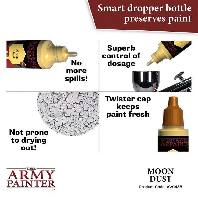 The Army Painter Warpaints Air: Moon Dust - 18ml Acrylic Paint The Army Painter