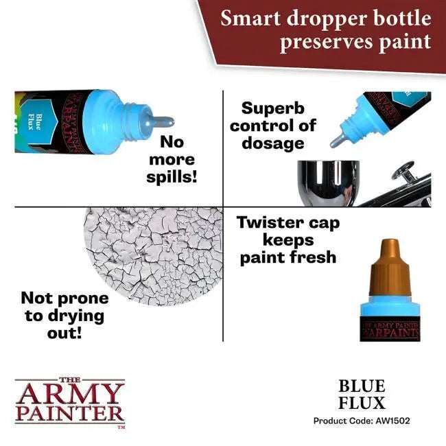 The Army Painter Warpaints Air: Blue Flux - 18ml Acrylic Paint The Army Painter