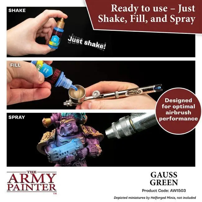 The Army Painter Warpaints Air: Gauss Green - 18ml Acrylic Paint The Army Painter
