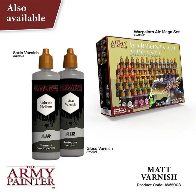 The Army Painter Warpaints Air: Anti-shine Varnish 100 ml The Army Painter