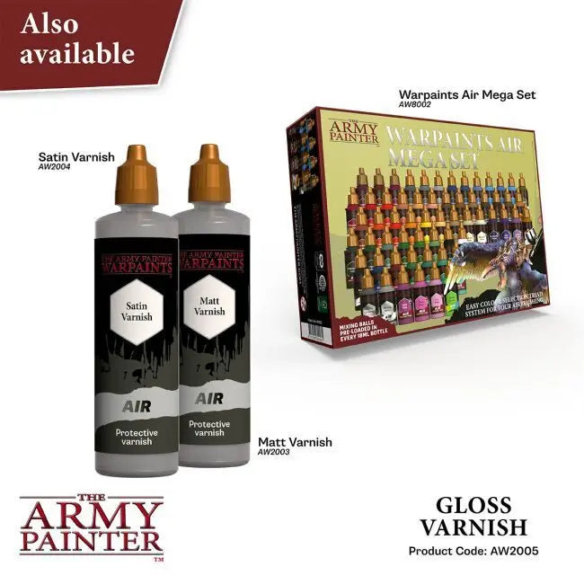 The Army Painter Warpaints Air: Gloss Varnish 100 ml The Army Painter