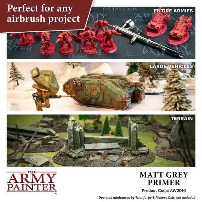 The Army Painter Warpaints Air: Grey Primer 100 ml The Army Painter