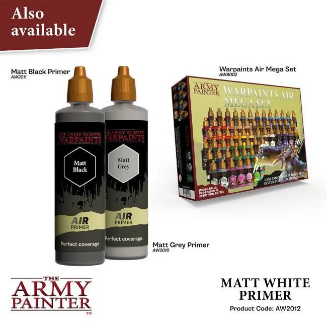 The Army Painter Warpaints Air: Primer White 100 ml The Army Painter