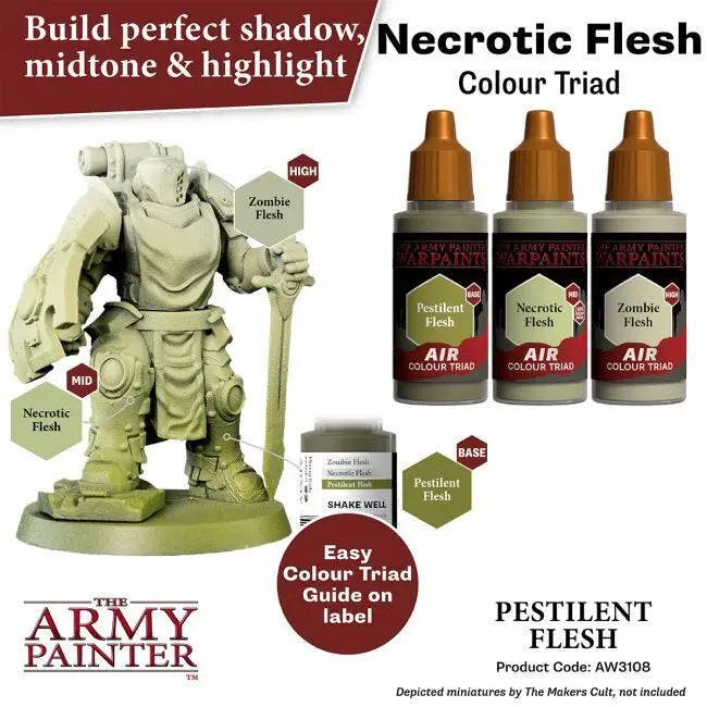 The Army Painter Warpaints Air: Pestilent Flesh - 18ml Acrylic Paint The Army Painter