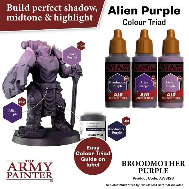 The Army Painter Warpaints Air: Broodmother Purple - 18ml Acrylic Paint The Army Painter