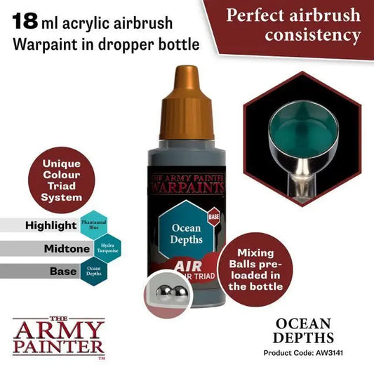 The Army Painter Warpaints Air: Ocean Depths - 18ml Acrylic Paint The Army Painter