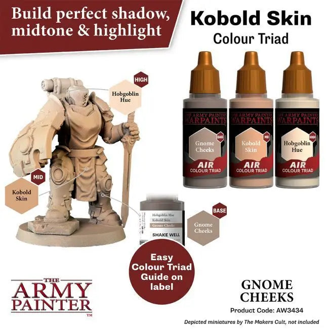 The Army Painter Warpaints Air: Gnome Cheeks - 18ml Acrylic Paint The Army Painter