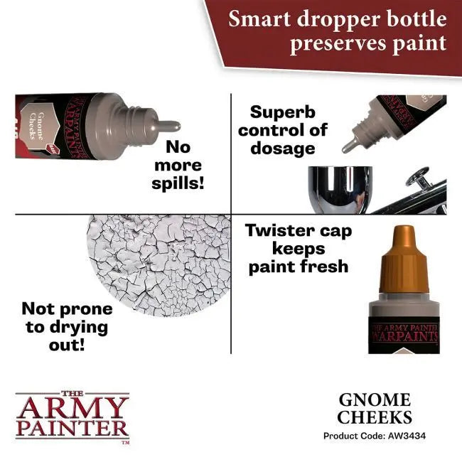 The Army Painter Warpaints Air: Gnome Cheeks - 18ml Acrylic Paint The Army Painter