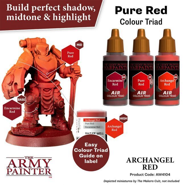 The Army Painter Warpaints Air: Archangel Red - 18ml Acrylic Paint