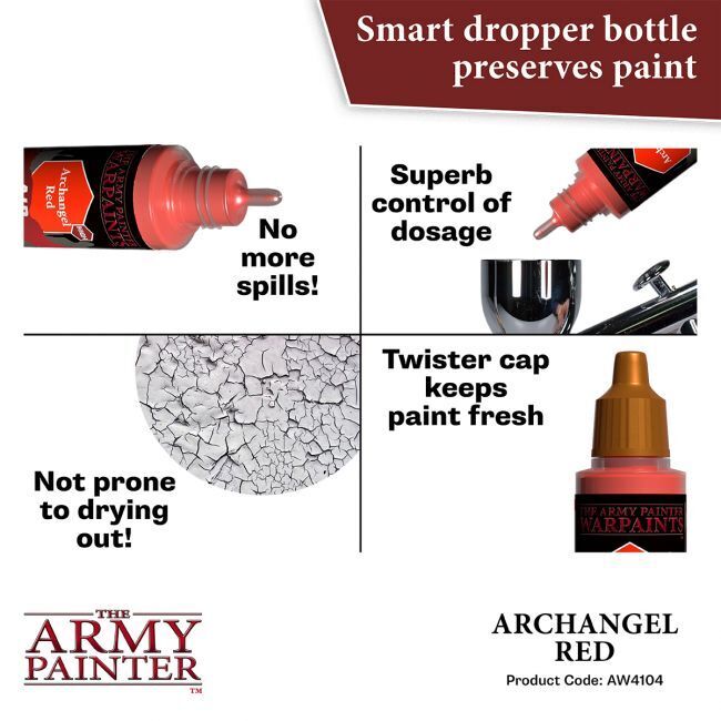 The Army Painter Warpaints Air: Archangel Red - 18ml Acrylic Paint