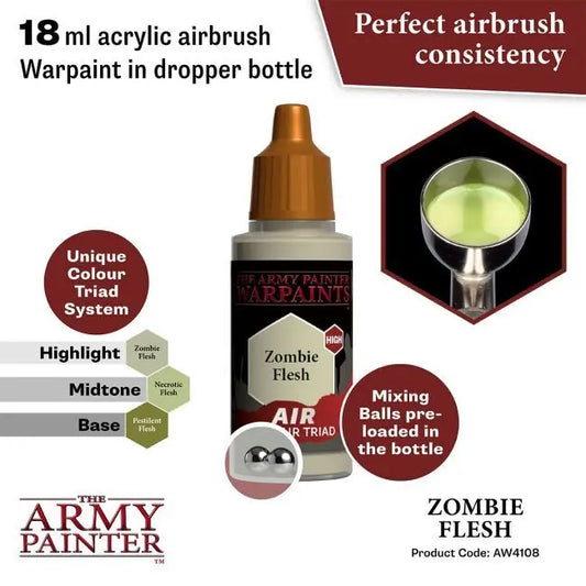The Army Painter Warpaints Air: Zombie Flesh - 18ml Acrylic Paint The Army Painter