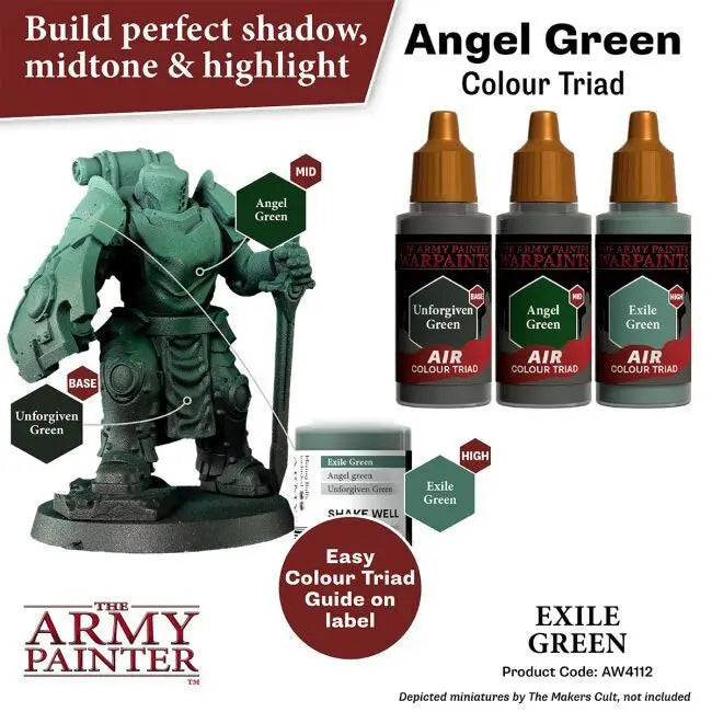 The Army Painter Warpaints Air: Exile Green - 18ml Acrylic Paint The Army Painter