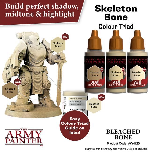 The Army Painter Warpaints Air: Bleached Bone - 18ml Acrylic Paint