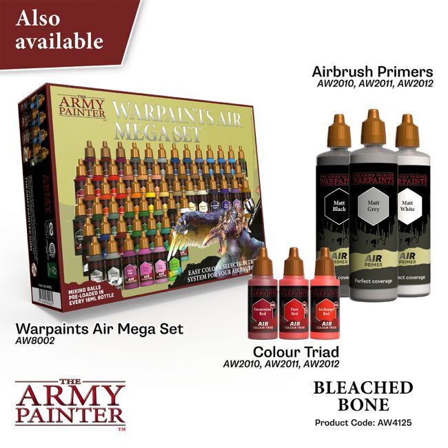 The Army Painter Warpaints Air: Bleached Bone - 18ml Acrylic Paint