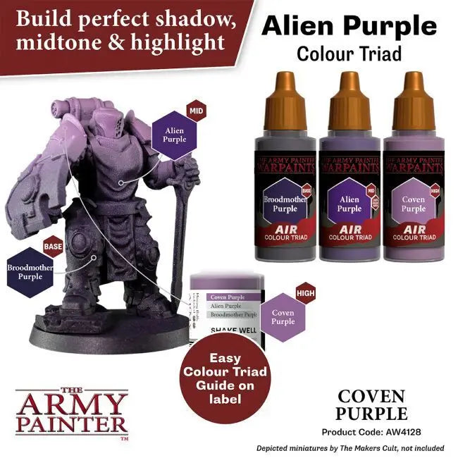 The Army Painter Warpaints Air: Coven Purple - 18ml Acrylic Paint The Army Painter