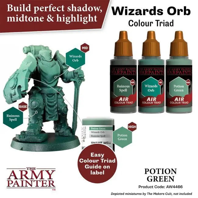 The Army Painter Warpaints Air: Potion Green - 18ml Acrylic Paint The Army Painter