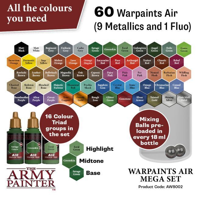 The Army Painter Warpaints Air: Mega Set