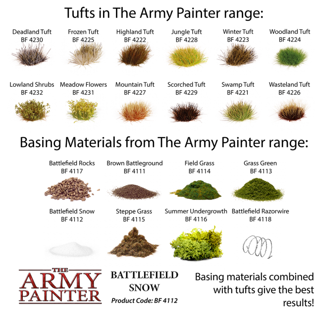 The Army Painter Basing: Battlefield Snow