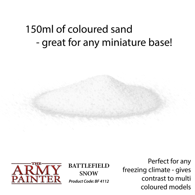 The Army Painter Basing: Battlefield Snow