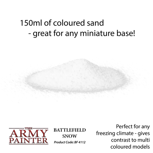 The Army Painter Basing: Battlefield Snow The Army Painter