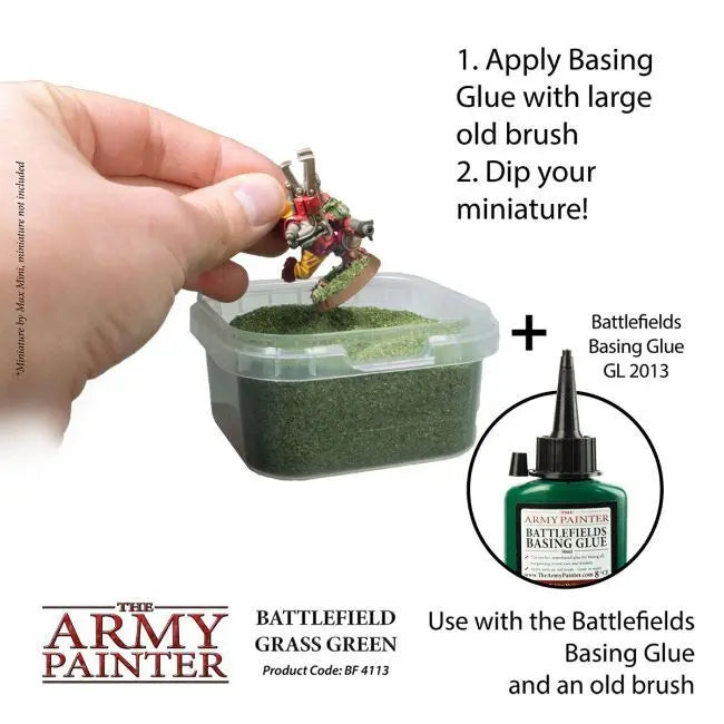 The Army Painter Basing: Battlefield Grass Green The Army Painter