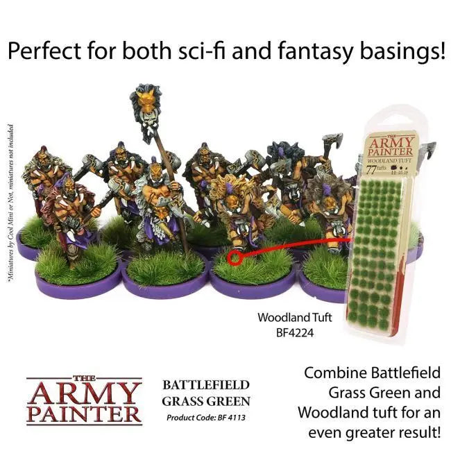 The Army Painter Basing: Battlefield Grass Green The Army Painter