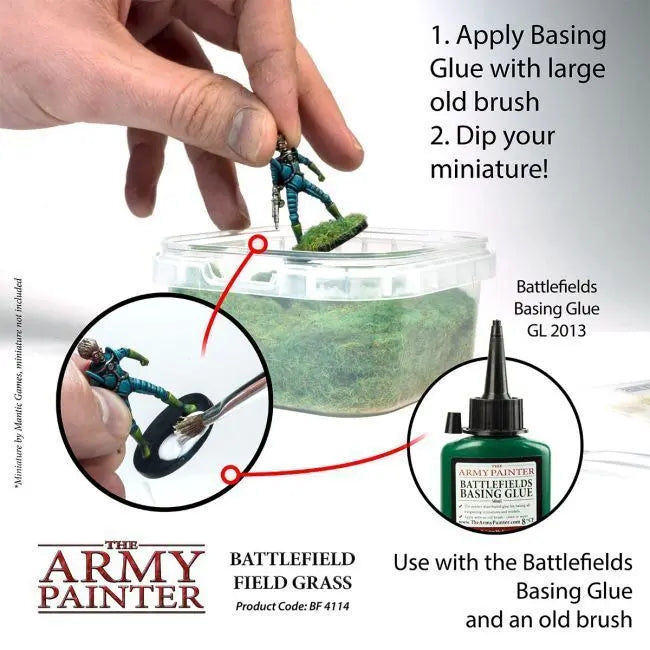 The Army Painter Basing: Battlefield Field Grass The Army Painter