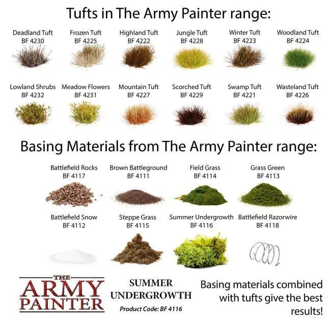 The Army Painter Basing: Summer Undergrowth The Army Painter