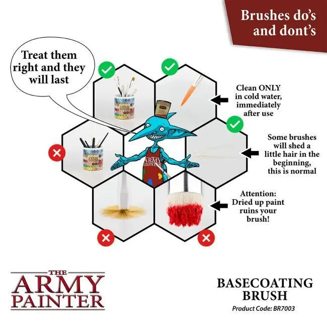 The Army Painter Hobby Brush - Basecoating The Army Painter