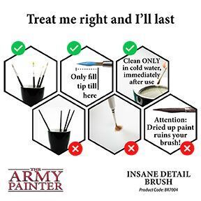 The Army Painter Wargamer Brush - Insane Detail The Army Painter