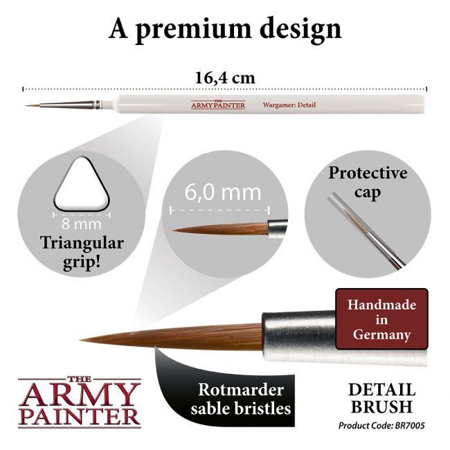 The Army Painter Wargamer Brush - Detail The Army Painter