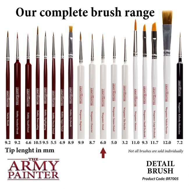 The Army Painter Wargamer Brush - Detail The Army Painter