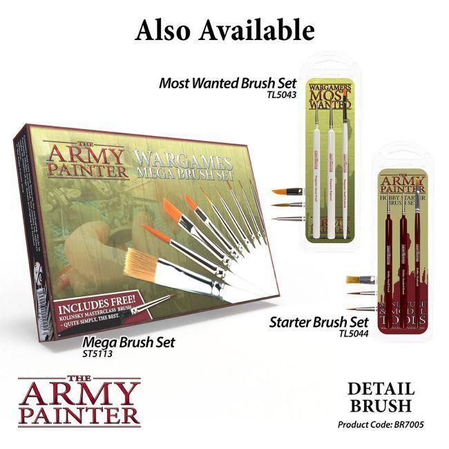 The Army Painter Wargamer Brush - Detail The Army Painter