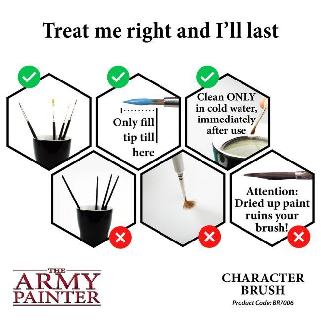 The Army Painter Wargamer Brush - Character