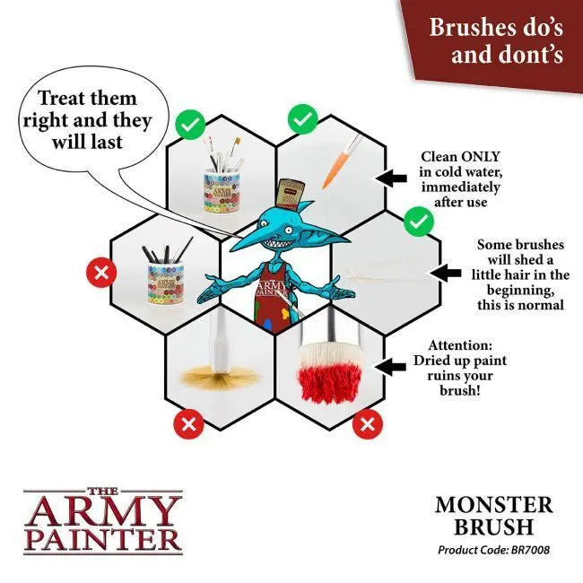 The Army Painter Wargamer Brush - Monster The Army Painter