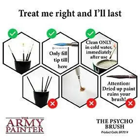 The Army Painter Wargamer Brush - The Psycho The Army Painter