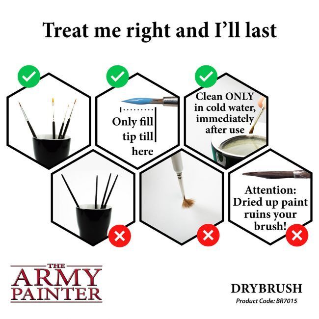 The Army Painter Hobby Brush - Drybrush The Army Painter