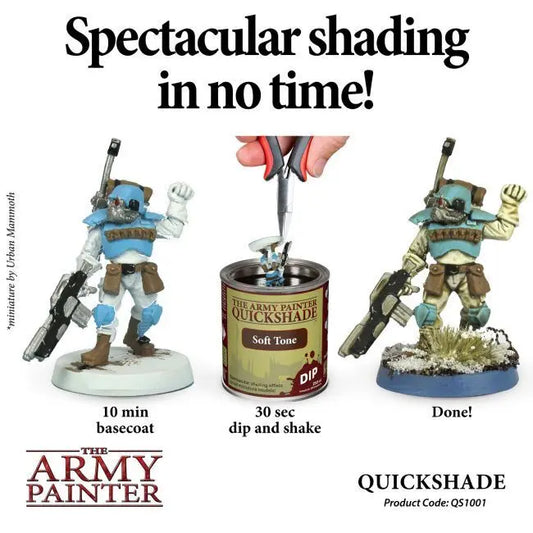 The Army Painter Quickshade Dip: Soft Tone - 250ml The Army Painter