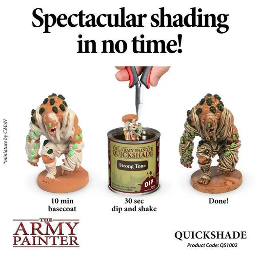 The Army Painter Quickshade Dip: Strong Tone - 250ml The Army Painter