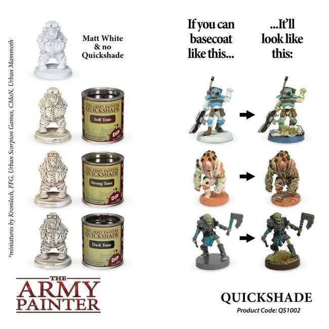 The Army Painter Quickshade Dip: Strong Tone - 250ml The Army Painter