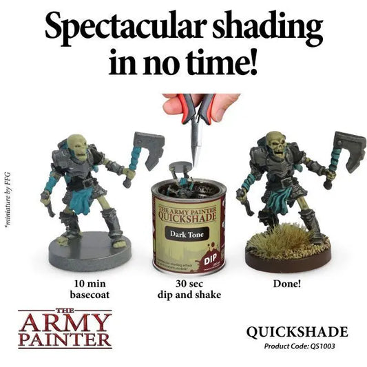 The Army Painter Quickshade Dip: Dark Tone - 250ml The Army Painter