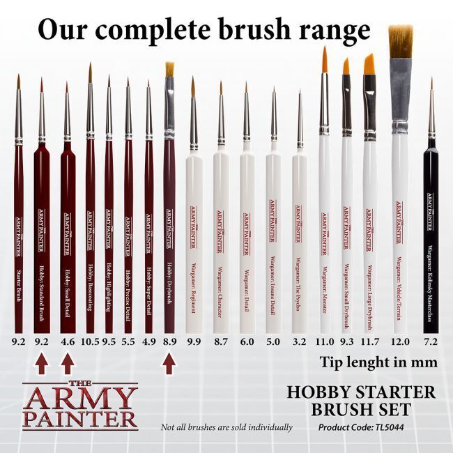 The Army Painter Hobby Starter Brush Set
