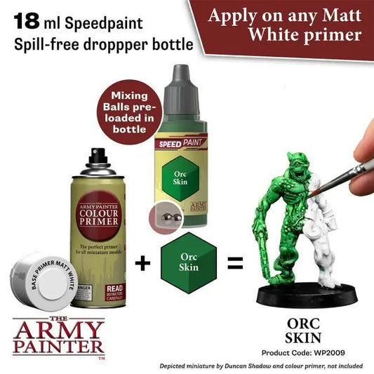 The Army Painter Speedpaint: Orc Skin - 18ml Acrylic Paint The Army Painter