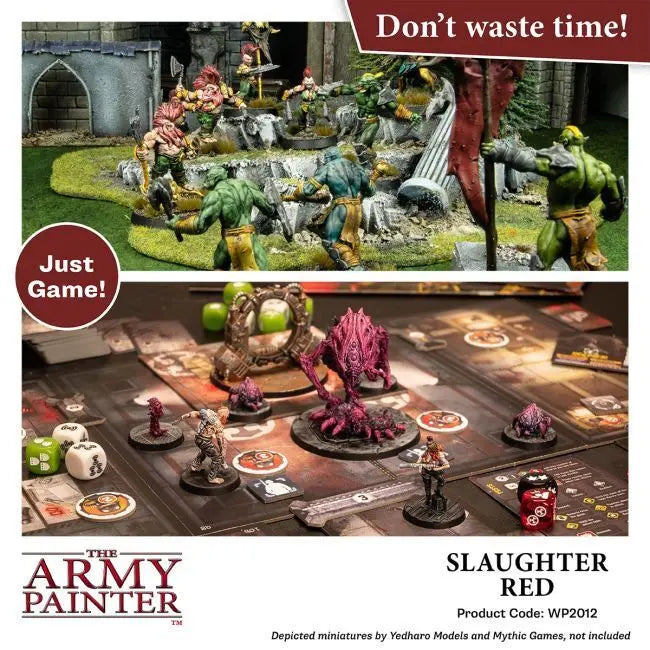 The Army Painter Speedpaint: Slaughter Red - 18ml Acrylic Paint The Army Painter