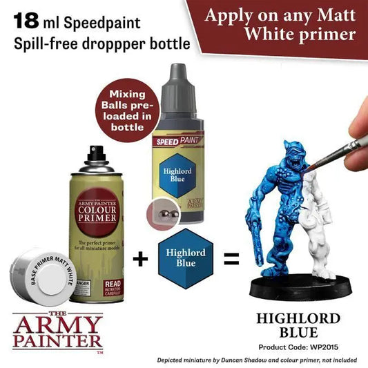 The Army Painter Speedpaint: Highlord Blue - 18ml Acrylic Paint The Army Painter