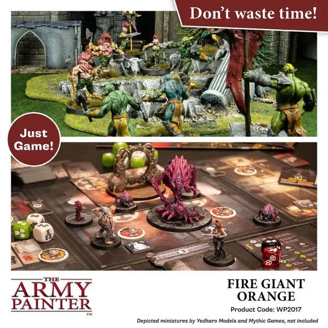 The Army Painter Speedpaint: Fire Giant Orange - 18ml Acrylic Paint The Army Painter