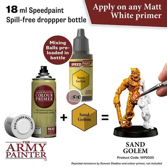 The Army Painter Speedpaint: Sand Golem - 18ml Acrylic Paint The Army Painter