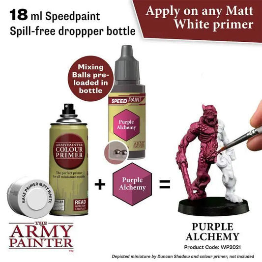The Army Painter Speedpaint: Purple Alchemy - 18ml Acrylic Paint The Army Painter